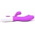 Vibrador de punto G de pene de silicona (motores duales)