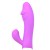 Vibrador de punto G de pene de silicona (motores duales)