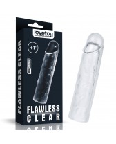 Funda o extensión de pene transparente que añade 2.5 cm de largo