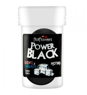 Óvulo lubricante y para masajes Power Black x 2