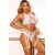 Conjunto de ropa interior sensual Branco