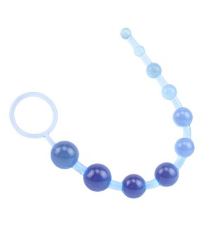 Tira anal de jelly de 10 cuentas