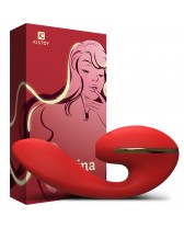 Vibrador de punto G y estimulador de clítoris por pulso de aire KISTOY Tina