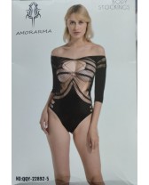 Body con la parte frontal calada estilo bodystocking