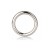 Anillo de pene de metal talla pequeña SILVER COCK RING SMALL