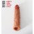 Funda realista de pene de silicona modelo clásico