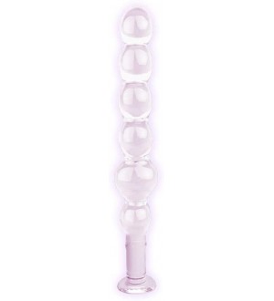 Tira anal de cristal First Glass Thins Elliptical Glass Plug