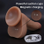 Vibrador realista telescópico a control remoto recargable