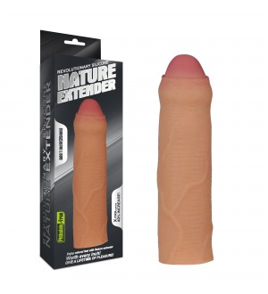Funda de pene o extensor realista Revolutionary Silicone Nature Extender Uncircumcise