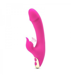 Vibrador recargable de 9 velocidades con función de succión