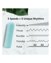 Mini vibrador tipo bala recargable Gaia - Aqua