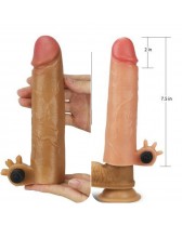 Funda o extensión de pene vibradora Add 2 inch Revolutionary Silicone Nature Extender