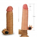 Funda o extensión de pene vibradora Add 1.5 inch Revolutionary Silicone Nature Extender