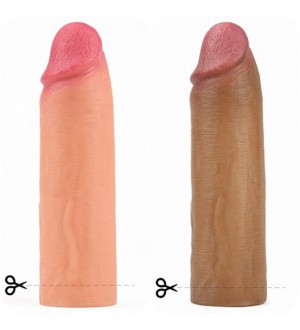 Funda de pene o extensor realista Revolutionary Silicone Nature Extender