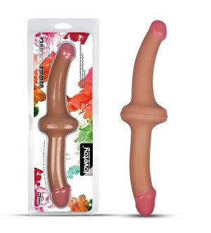 Dildo doble punta para penetración simultánea en pareja 12.5" Holy Dong Premium Silicone