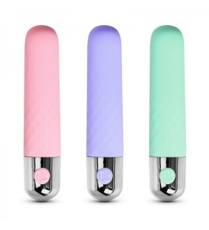 Mini vibrador de silicona recargable Powerful Pocket Vibrator