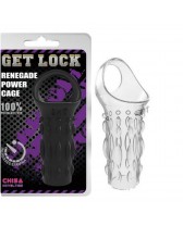 Funda de pene con anillo de testículos Renegade Power Cage