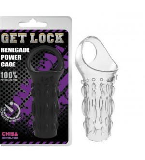 Funda de pene con anillo de testículos Renegade Power Cage