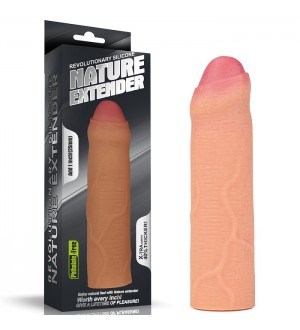 Funda de pene o extensor realista Revolutionary Silicone Nature Extender Uncircumcise