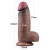 Mega Dildo ultra realista 9.5'' Dual Layered Silicone Cock XXL