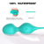 Bolas de kegel vibradoras a control remoto Blue Rabbit