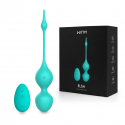 Bolas de kegel vibradoras a control remoto Blue Rabbit