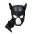 Máscara o capucha de Perro - Blue Black Doggy mask