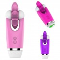 Vibrador rotatorio para sexo oral con lengua rotatoria