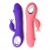 Vibrador rabbit recargable de 7 velocidades con rotación y calefacción