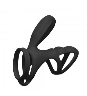 Anillo de pene vibrador de silicona