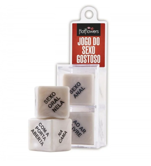 Set de 2 dados de acciones Jogo Do Sexo Gostoso Duplo Hot Flowers