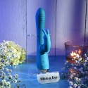 Vibrador rabbit que estimula clítoris de lado a lado Shimmy and Shake de Adam & Eve