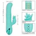 Vibrador Rabbit de perlas giratorias California Dreaming Bel Air Bombshell