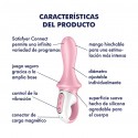 Vibrador inflable recargable de silicona - SATISFYER AIR PUMP BOOTY 5+