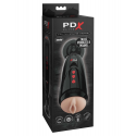 Masturbador vibratorio recargable PDX ELITE Dirty Talk Starter Stroker