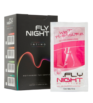 Lubricante Femenino Fly night en sachet con L-argenina Wet Pleasure