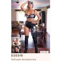 Traje erótico o disfraz sexy de Pirata de 5 pìezas