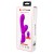 Vibrador rabbit con movimientos especiales para punto G y clítoris