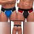 Male Power tanga RETRO SPORT PANEL THONG