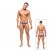 Suspensorio Male Power Panel Jock Terracotta Clay