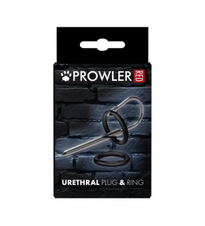 Plug uretral y anillo Prowler RED Urethral Plug and Ring Set