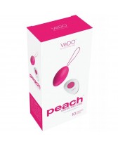 Huevo vibrador de silicona recargable VeDO Peach Egg Vibrator