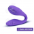 Vibrador tipo bumerán para parejas Wellness Duo-Purple