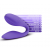 Vibrador tipo bumerán para parejas Wellness Duo-Purple