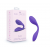 Vibrador tipo bumerán para parejas Wellness Duo-Purple