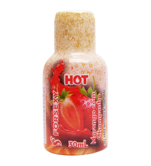 Lubricante comestible y saborizado sensación calor Forsexy Geis Hot 30 ml