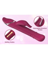 Vibrador rabbit de cuentas 3 en 1 con empuje Jenny