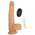 Vibrador realista telescópico a control remoto recargable