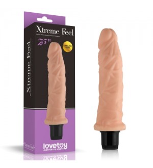 Vibrador consolador realista 8.5'' Real Feel Cyberskin Vibrator