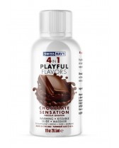 Lubricante Swiss Navy 4 en 1 con sabor a Chocolate Sensation (1 oz)